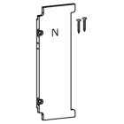 HAGER BOCCHIOTTI - Protezione polo di neutro con viti di fissaggio per interruttore hw+ HW1 HWW504HSP