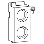 HAGER BOCCHIOTTI - Supporto per blocchi a chiave per interruttore aperto hw+ HW1 HWW516HSP