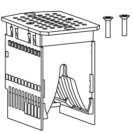 HAGER BOCCHIOTTI - Camera estinzione arco con viti di fissaggio per interruttore aperto hw+ HW1 HWW540HSP