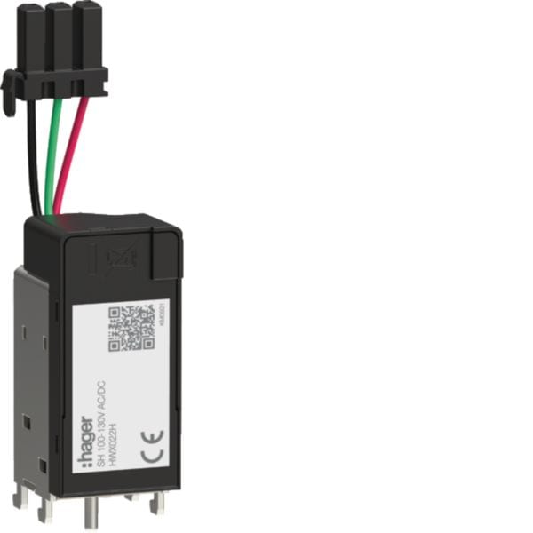 HAGER BOCCHIOTTI - Bobina di apertura tensione 100-130V AC/DC (SH) per hw+ HW1/2/4/6