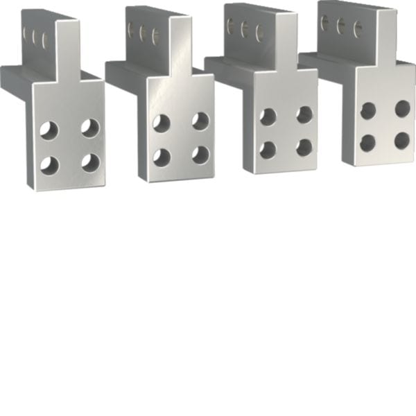 HAGER BOCCHIOTTI - Kit 4 connessioni per barre verticali per terminali frontali hw+ HW1 4P HWY006H