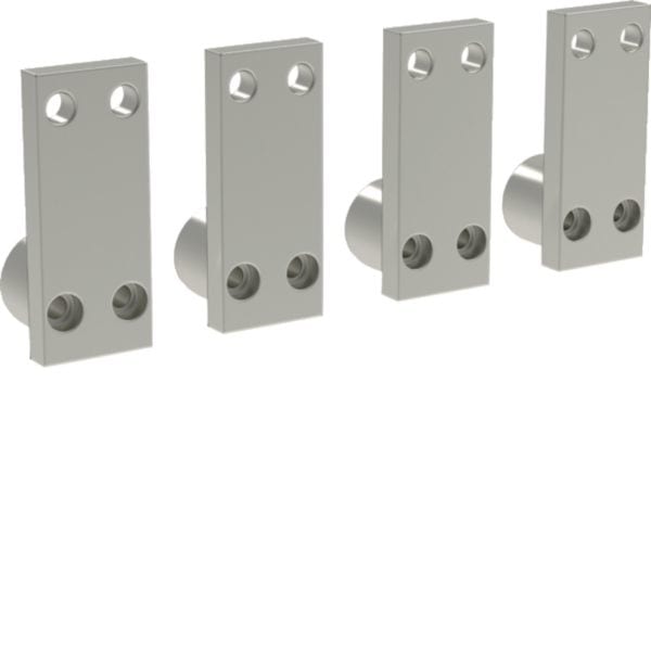 HAGER BOCCHIOTTI - Kit 4 terminali frontali superiori/inferiori per hw+ HW1 4P fisso