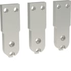 HAGER BOCCHIOTTI - Kit 3 terminali frontali superiori/inferiori per hw+ HW1 3P estraibile HWY044H