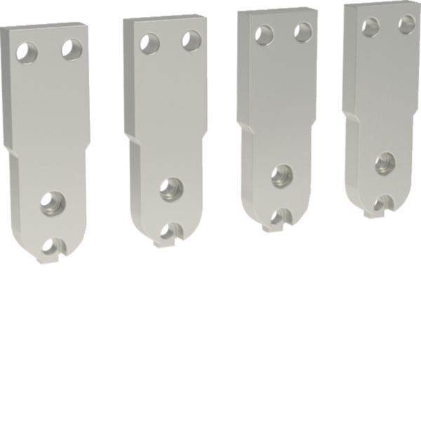 HAGER BOCCHIOTTI - Kit 4 terminali frontali superiori/inferiori per hw+ HW1 4P estraibile