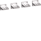 HAGER BOCCHIOTTI - Kit 4 terminali posteriori per hw+ HW4 4P 1000-2500A