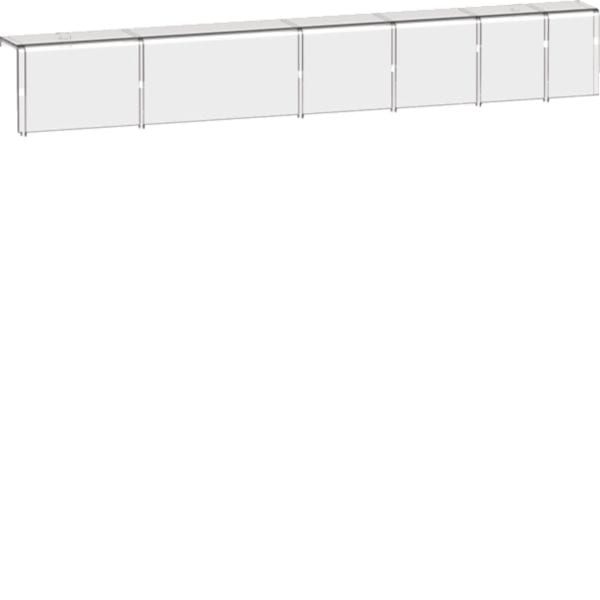 HAGER BOCCHIOTTI - Protezione morsettiera connessione per hw+ HW4/6 4P versione estraibile