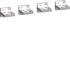 HAGER BOCCHIOTTI - Kit 4 terminali posteriori per hw+ HW2 4P 100kA 630-2500A