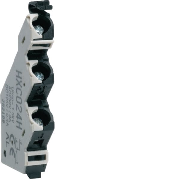HAGER BOCCHIOTTI - Contatto allarme AL 1 NA + 1 NC 230V AC per interruttore h3 h1000, h1600