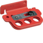 HAGER BOCCHIOTTI - Blocco leva a lucchetti per interruttore scatolato h3 h1000 HXD039H