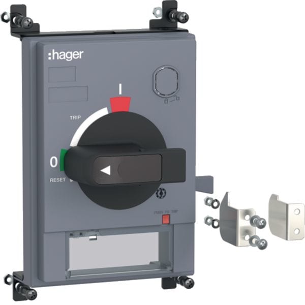 HAGER BOCCHIOTTI - Manovra rotativa diretta con blocco porta per interruttore h3 x630, h3+ P630