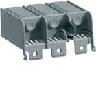 HAGER BOCCHIOTTI - Kit 2 calotte gabbia di raccordo per interruttore h3 x160 3P