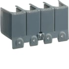 HAGER BOCCHIOTTI - Kit 2 calotte attacchi anteriori prolungati per interruttore h3 x250 4P