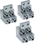 HAGER BOCCHIOTTI - Kit 3 morsetti per cavi Cu/Al 4x95–240 mm² per interruttore h3 h1000 3P 630-800A HYE007H