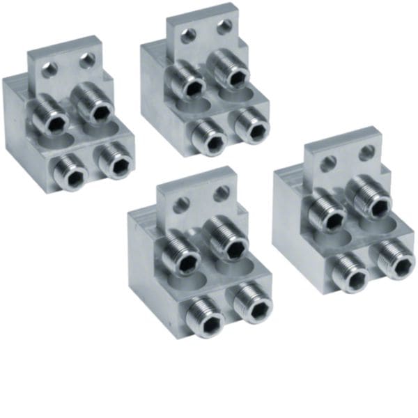HAGER BOCCHIOTTI - Kit 4 morsetti per cavi Cu/Al 4x95–240 mm² per interruttore h3 h1000 4P 630-800A