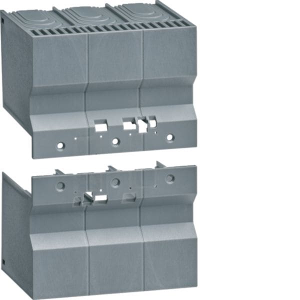 HAGER BOCCHIOTTI - Kit 2 calotte attacchi anteriori dritti per interruttore h3+ P160 3P HYS021H