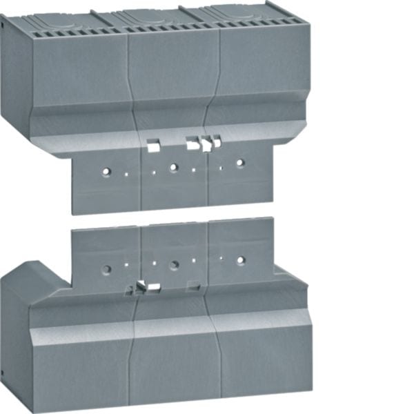 HAGER BOCCHIOTTI - Kit 2 calotte attacchi anteriori divaricati per interruttore h3+ P250 3P HYT023H