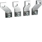 HAGER BOCCHIOTTI - Kit 3 attacchi anteriori divaricati per interruttore h3 x630, h3+ P630 4P 630A