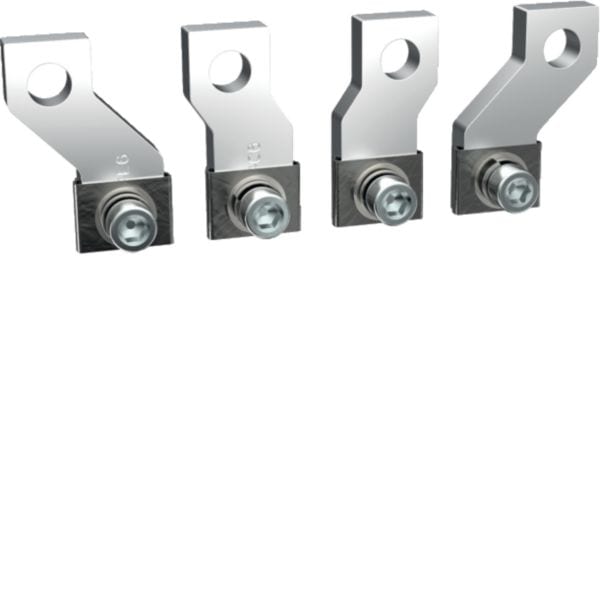 HAGER BOCCHIOTTI - Kit 3 attacchi anteriori divaricati per interruttore h3 x630, h3+ P630 4P 630A