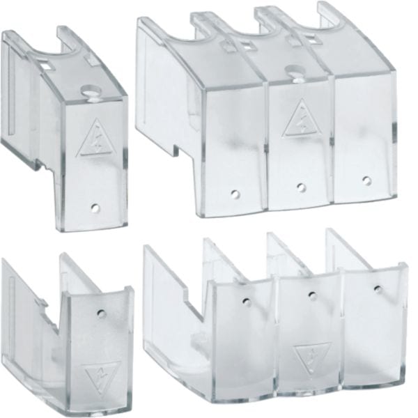 HAGER BOCCHIOTTI - Calotta di protezione per manovra-sezionatori HAB e commutatori HIM 4P 20-63A HZC212