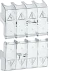 HAGER BOCCHIOTTI - Calotta di protezione per manovra-sezionatori HAE e commutatori HIC 4P 63-160A HZC218