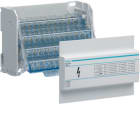 HAGER BOCCHIOTTI - Ripartitore modulare a barrette mobili 4x125A 13 connessioni per barra