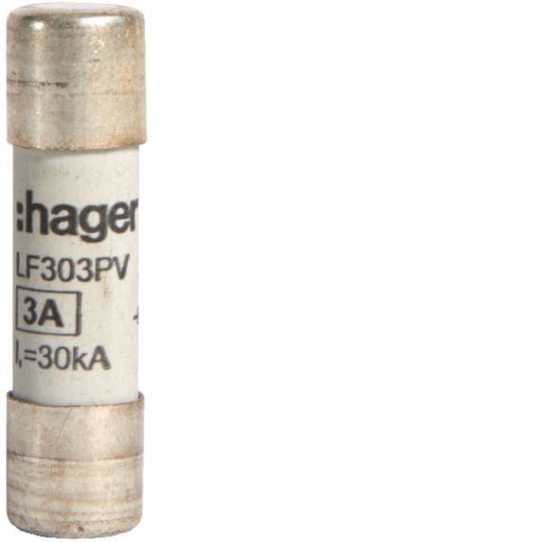HAGER BOCCHIOTTI - Fusibile fotovoltaico 10.3x38 3A 1000 V DC