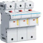 HAGER BOCCHIOTTI - Portafusibile accessoriabile 22x58 3P 6 moduli DIN