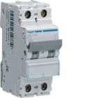 HAGER BOCCHIOTTI - Interruttore automatico magnetotermico 10000A 15kA 2P curva B 16A 2M NBN216A