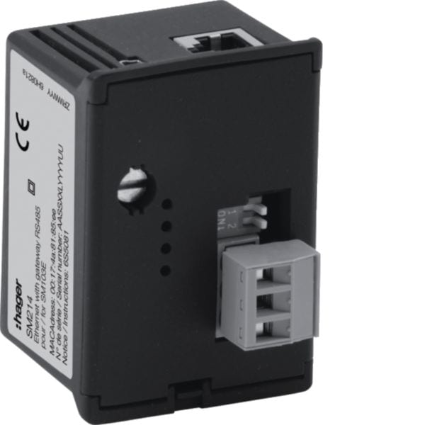 HAGER BOCCHIOTTI - Modulo IP+RS485 Jbus per SM103E SM214