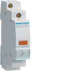 HAGER BOCCHIOTTI - 1 segnalatore luminoso 230 V AC led arancione 1 modulo DIN