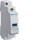 HAGER BOCCHIOTTI - 1 segnalatore luminoso 230 V AC led blu 1 modulo DIN SVN124