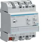 HAGER BOCCHIOTTI - Modulo KNX 4 uscite 6A 24V DC per motori tapparelle e veneziane easy e ETS 4M