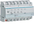 HAGER BOCCHIOTTI - Modulo TP KNX Secure dimmer 4 uscite 300W combinabili 230V AC ETS 8M