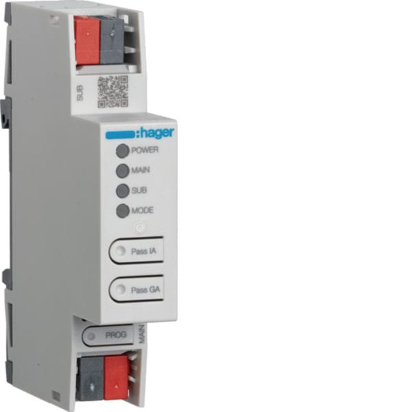 HAGER BOCCHIOTTI - Modulo accoppiatore di linea bus KNX secure 1M