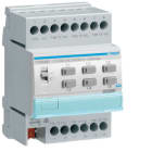 HAGER BOCCHIOTTI - Modulo KNX HVAC 6 uscite 24/230V AC + 12 termoregolatori easy e ETS 4M TYM646R