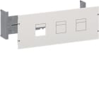 HAGER BOCCHIOTTI - Kit per 2 scatolati fissi verticali P250 H300 L800 quadro evo UC283PN