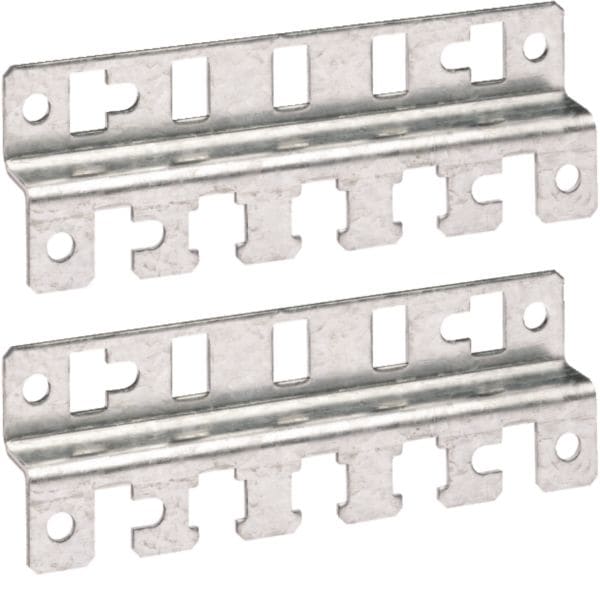 HAGER BOCCHIOTTI - Staffa universale in lamiera zincata L185 quadro 4 / quadro 5