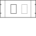 HAGER BOCCHIOTTI - Kit per 2 scatolati x250 motorizzati verticali H300 L600 quadro 4 / quadro 5 UC321HM