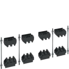 HAGER BOCCHIOTTI - Kit di 8 supporti barre 4P + tiranti per 2 barra 10 mm per fase quadro evo