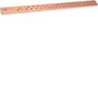 HAGER BOCCHIOTTI - Barra in rame forata e filettata M6 sezione 32x5 L1750