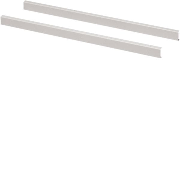 HAGER BOCCHIOTTI - Coppia di profili di tamponamento per pannelli frontali L800 RAL7035 venezia