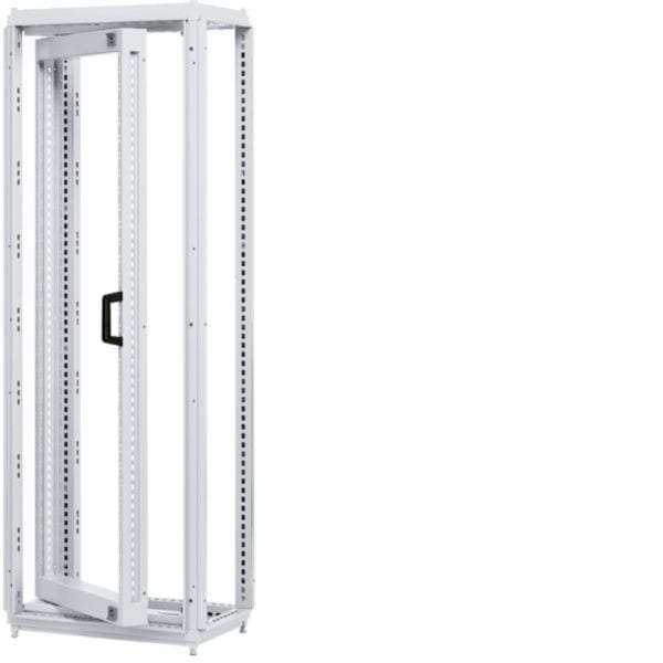 HAGER BOCCHIOTTI - Telaio rack dati a cerniera H1400 L600 RAL7035 venezia