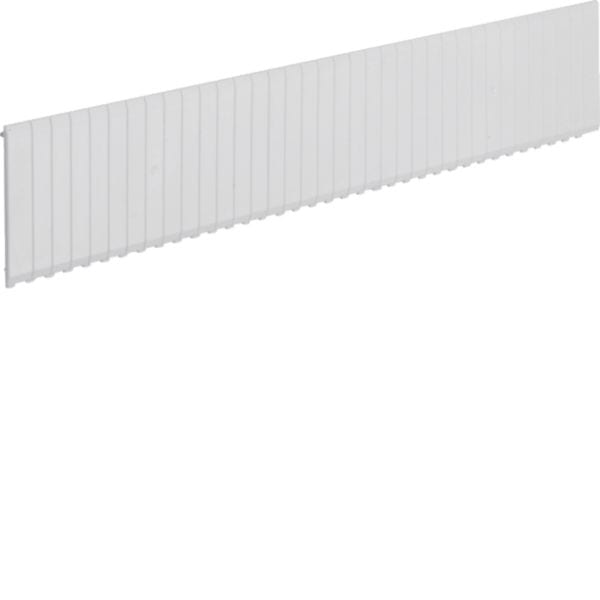 HAGER BOCCHIOTTI - Copriforo a banda 18 moduli RAL7035 VZ416