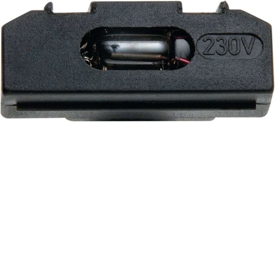 HAGER BOCCHIOTTI - GRUPPO FLUORESCENTE COMANDO LUCI NERO WDE160020