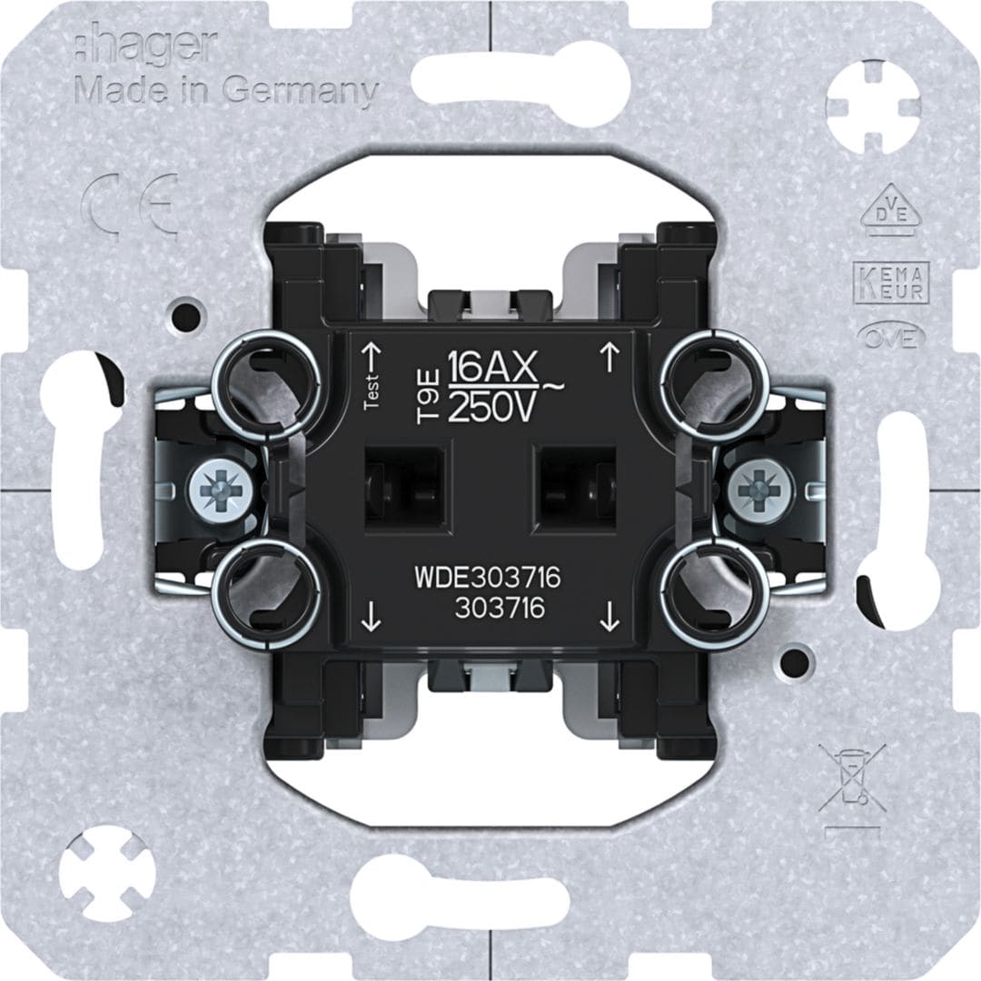 HAGER BOCCHIOTTI - INVERTITORE COMANDO LUCI 16A WDE303716