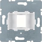 HAGER BOCCHIOTTI - PIASTRA SUPP. BIANCA SINGOLA X JACK COM. WDF4612W