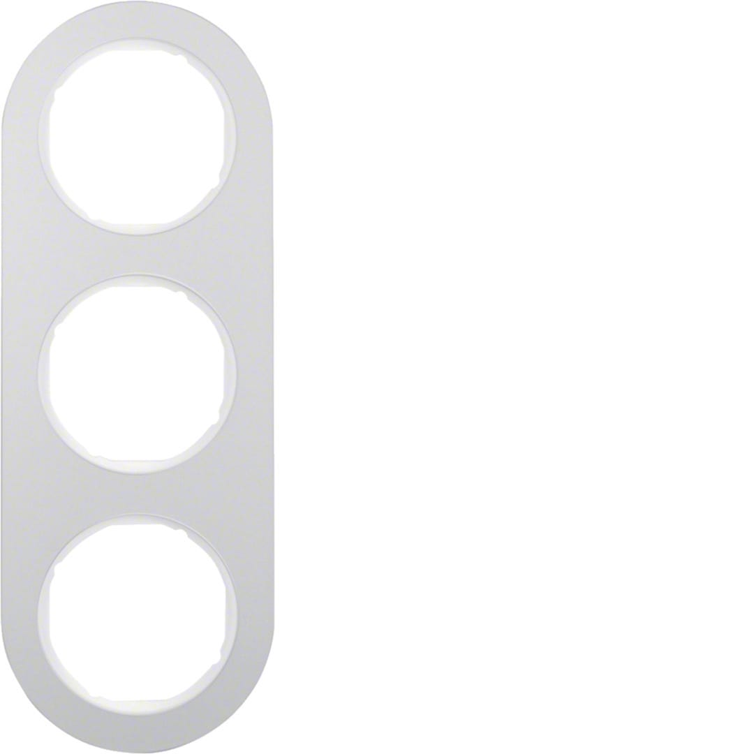 HAGER BOCCHIOTTI - CORN.3P R.CLASSIC ALU/BIA.POL. ALU ANOD. WLD9300AW