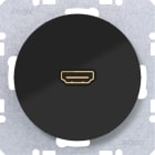 HAGER BOCCHIOTTI - PR.HI-DEF.+INNESTO 90 R1/R3 NERO LUC. WLF4380BG