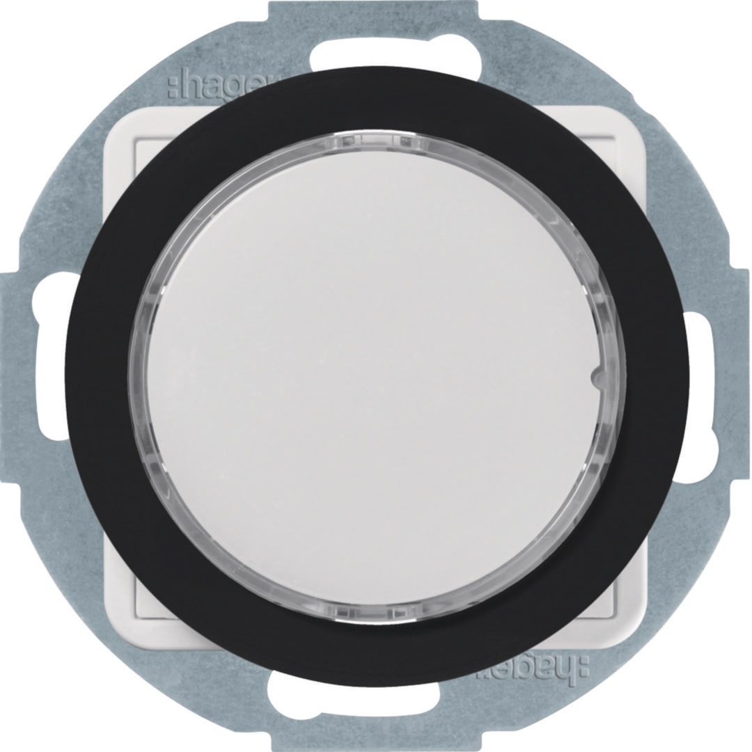 HAGER BOCCHIOTTI - SEGN. LED BIANCA R1/R3 NERO WLF6651BG