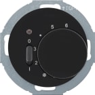 HAGER BOCCHIOTTI - TERM. 1 NC + P.ZO C.LE 1930/R.CLASS NERO WLN5030BG